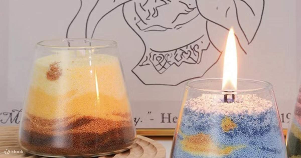 Tufting and Sand Art Candle by OLO Studio in Penang Klook Canada